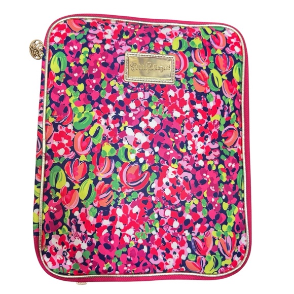 Lilly Pulitzer Laptop iPad Business School Tech Case Sleeve - Picture 1 of 7